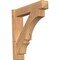 Ekena Millwork Balboa Smooth Arts and Crafts Outlooker, Western Red Cedar, 5 1/2"W x 24"D x 24"H OUT06X24X24BOA03SWR - alternate 1